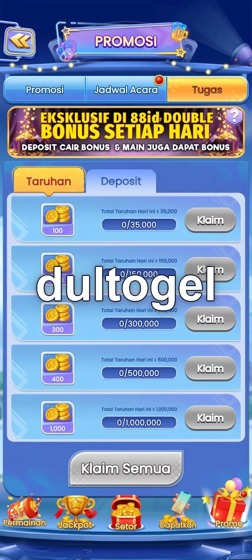 dultogel Masuk
